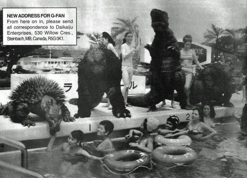 Illustration for article titled Behind-the-scenes Godzilla photos were charming, absolutely ridiculous